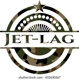 Jet-lag camo emblem