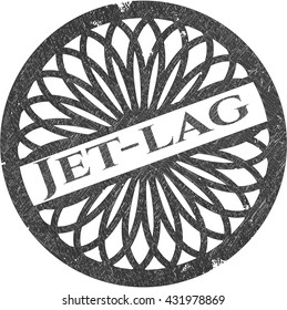 Jet-lag drawn in pencil