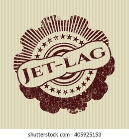 Jet-lag rubber grunge texture seal