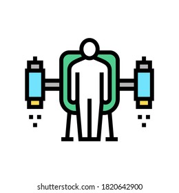 jetpack equipment color icon vector. jetpack equipment sign. isolated symbol illustration