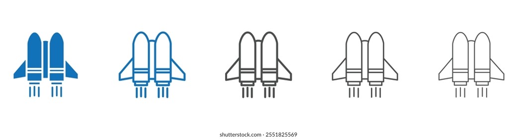 Jetpack icon vector set collection for web