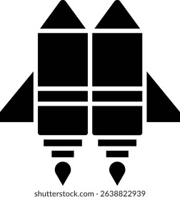 Jetpack vector icon. Can be used for printing, mobile and web applications.