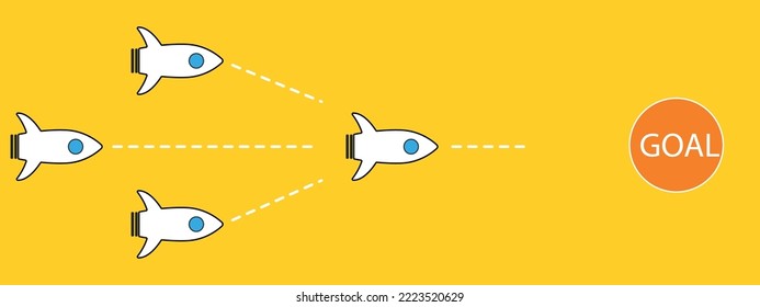 Los aviones de combate avanzan hacia el objetivo. Año nuevo
concepto de idea de plan. creatividad empresarial nueva tecnología de innovación en descubrimiento de ideas.
plan estratégico, idea de trabajo orientada al éxito.