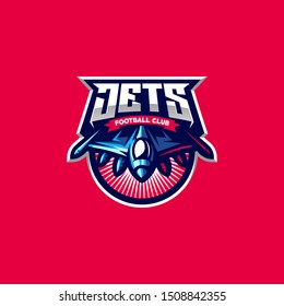 jets logo design vector illustration