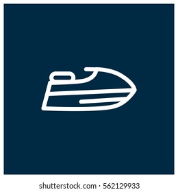 Jetski vector icon