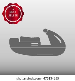 JetSki Vector Icon Illustration