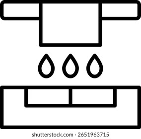 Projeto do vetor do ícone da linha de salto