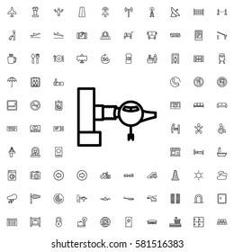 jetway icon illustration isolated vector sign symbol. Airport icons set.