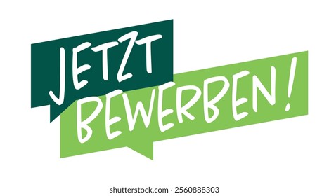 Jetzt bewerben, apply now in german language