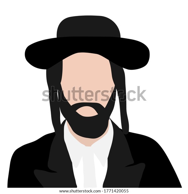 Jew Beard Suit Vector Image Eps Stock Vector (Royalty Free) 1771420055 ...