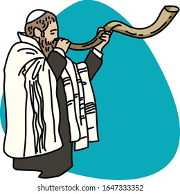 597 Shofar outline Images, Stock Photos & Vectors | Shutterstock