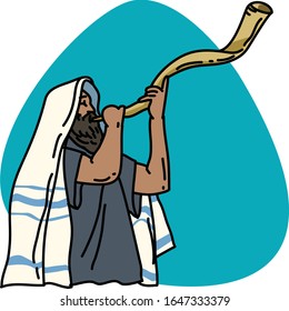 597 Shofar outline Images, Stock Photos & Vectors | Shutterstock