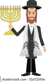 jew with the Menorah