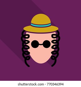Jew with paces and hat