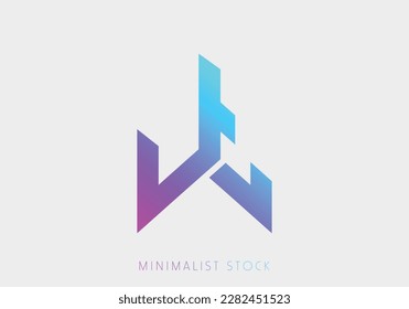 JEW ,WEJ ,WE, EW, E, J, W Abstract Icon, WE Vector Logo Alphabet Monogram, JW Illustration Initial Template letter for Business, Brand Identity, Company, Luxury Design