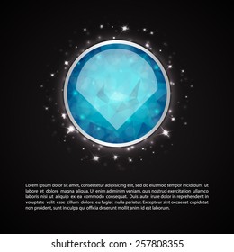 Jewel background. EPS10 vector 