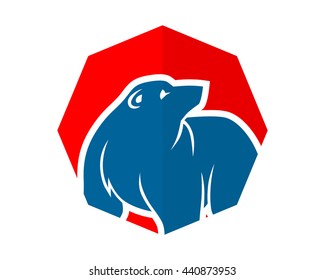 jewel bear fauna animal wildlife image vector icon silhouette