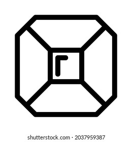 jewel icon or logo isolated sign symbol vector illustration - high quality black style vector icons
