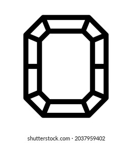 jewel icon or logo isolated sign symbol vector illustration - high quality black style vector icons
