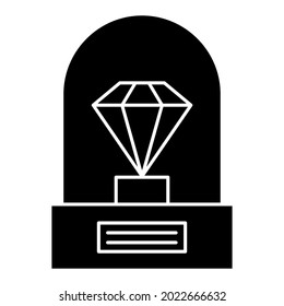 Jewel icon vector. jewelry illustration sign. bijouterie symbol or logo.