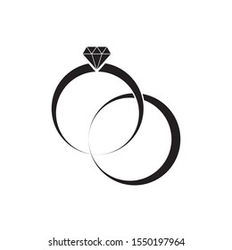jewel ring icon design. vector illustration 