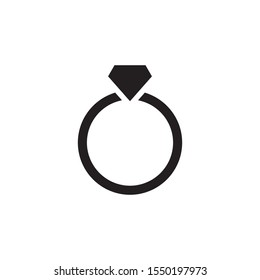jewel ring icon design. vector illustration 