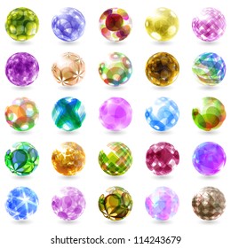 Jewel set. Vector illustration.