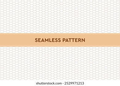 Jewel Shape Texture Pattern. Line Art Geometric Seamless Pattern. Minimalistic Vector Graphic Pattern. 