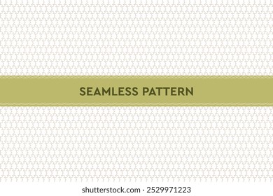 Jewel Shape Texture Pattern. Line Art Geometric Seamless Pattern. Minimalistic Vector Graphic Pattern. 