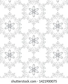jewel and snow flakes pattern