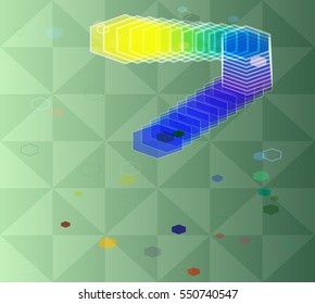 jewel vector background among trendy label, fashionable pattern at structure