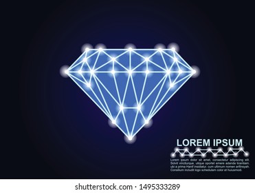 jewel web core design vector