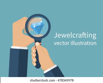 Jewelers Magnifying Glass Jewelers Loupe Stock Photo - Download
