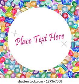 Jeweled Background Vector Illustration