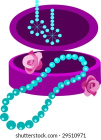 jeweler box with rose