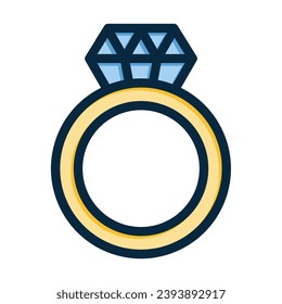 Jeweler Vector Thick Line Filled Dark Colors Icons For Personal And Commercial Use.
