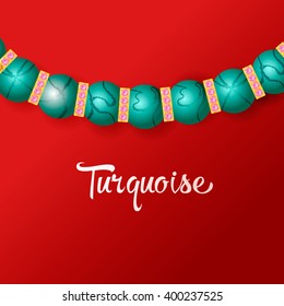 Jewelerry Turquoise Vector Illustration