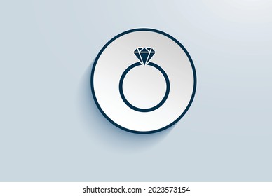 Jewellery icon isolated white background