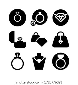 Jewellery Icon Or Logo Isolated Sign Symbol Vector Illustration - Collection Of High Quality Black Style Vector Icons
