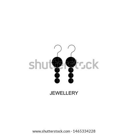jewellery icon vector black design