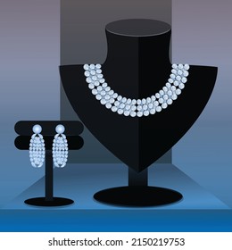 jewellery traditional wedding Beautiful vector  