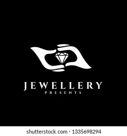 Jewellery Vector Logo. Jewelery Icon. Gifts Emblem