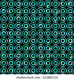 Jewelry Background with Seamless Pattern of Glittering Textile Stock Vector Illustration