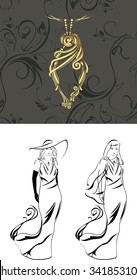 Jewelry boutique. Vector