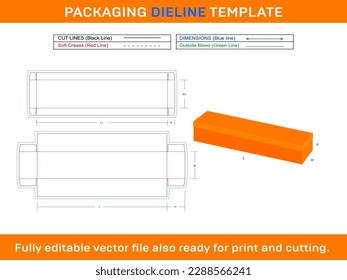 Jewelry Box, Match Box, Gift Box Dieline Template