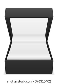 Jewelry box on a white background.