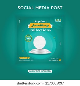 Jewelry collections social media post