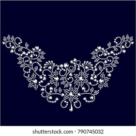 jewelry design, invitation design, frame of jewelry stones