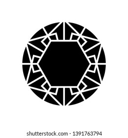 jewelry gem icon vector template
