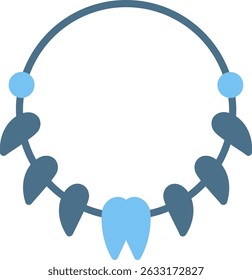 Jewelry Glyph Two Colour Icon